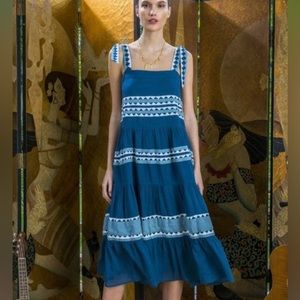 Carolina K Blue Iris dress size L.